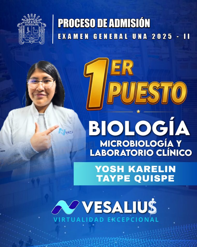 Yosh Karelin Taype Quispe — Biología · Microbiología y Laboratorio Clínico